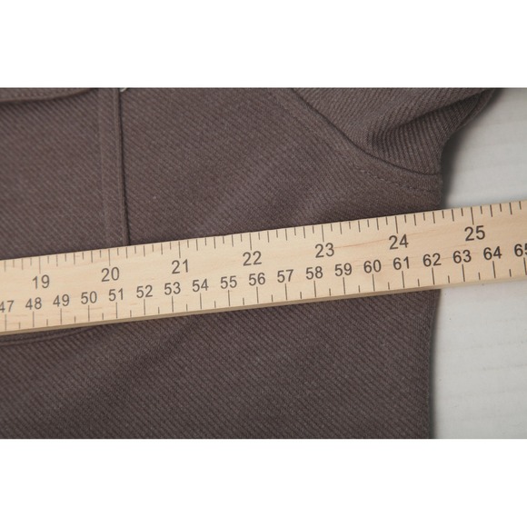 Linksoul Wyeth Shirt Jacket Mens XL Gray Snap Front Long Sleeve Pockets Shacket - Picture 9 of 12